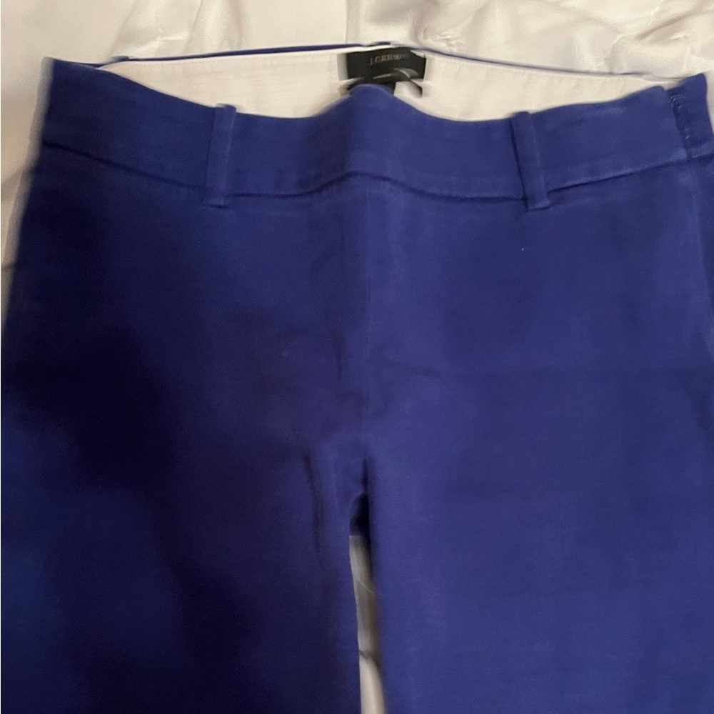 J Crew Minnie Dress Pants cobalt
